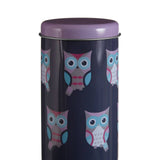 Happy Owls Round Storage Canister