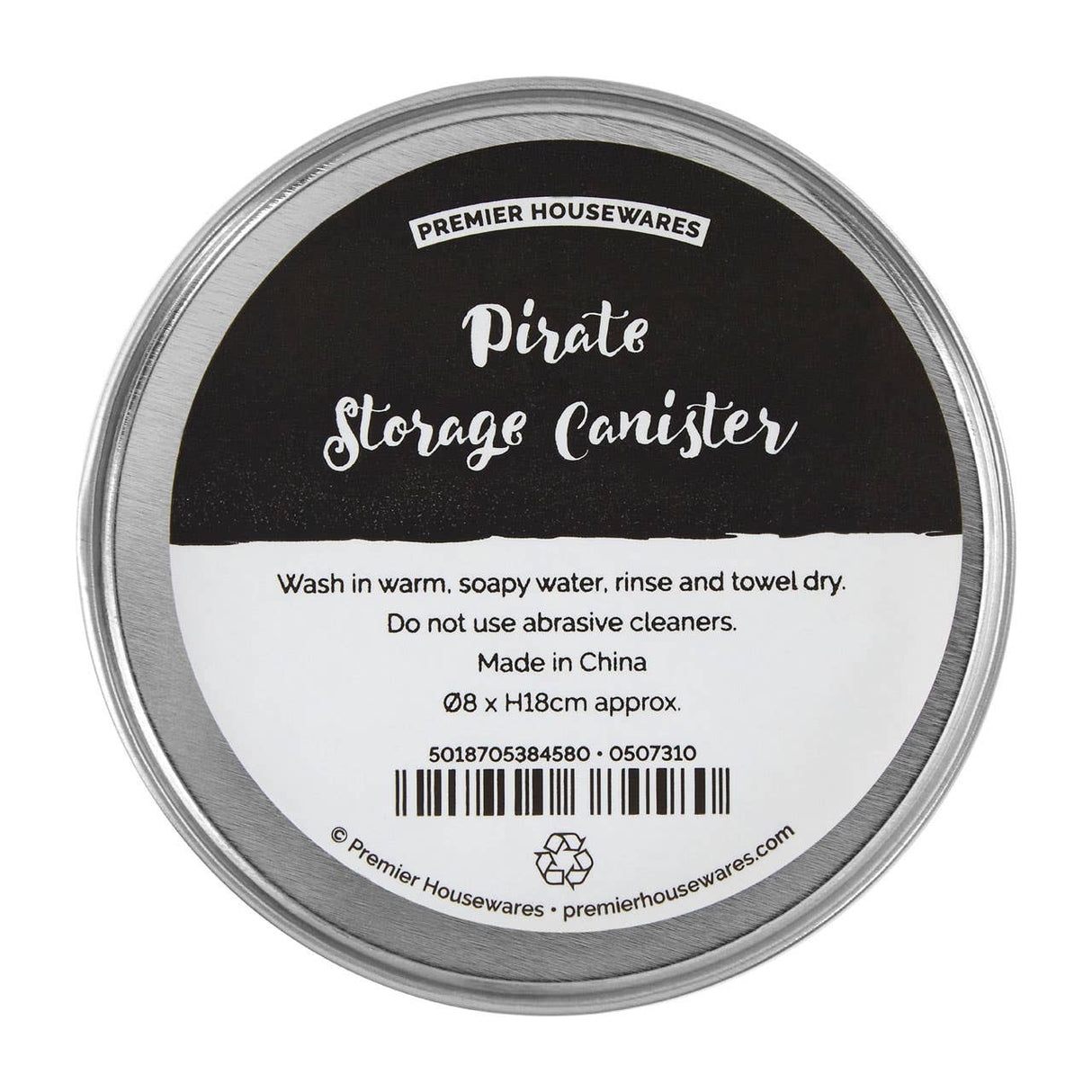 Pirate Round Storage Canister