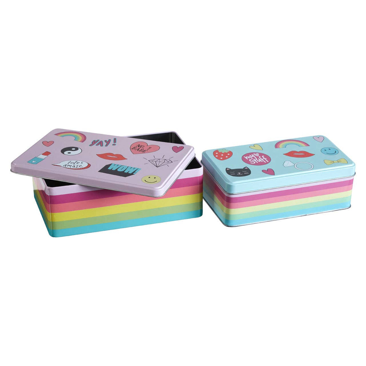 Fun Times Storage Tins - Set of 2