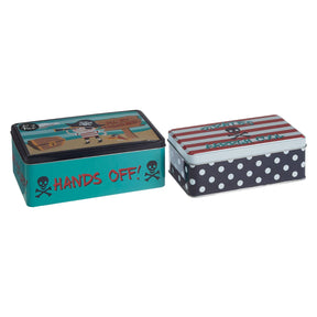Pirate Storage Tins - Set of 2