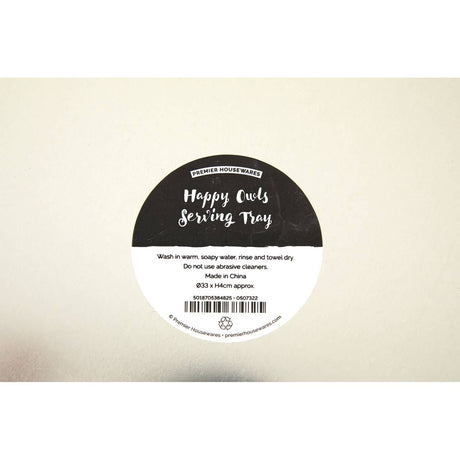 Happy Owls Serving Tray