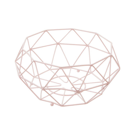Vertex Pink Fruit Basket with Ball Feet