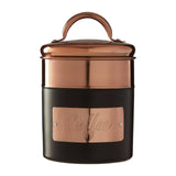 Prescott Charcoal And Copper Coffee Canister