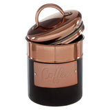 Prescott Charcoal And Copper Coffee Canister