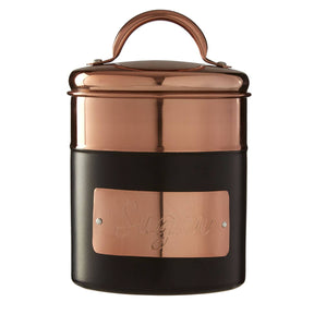 Prescott Charcoal And Copper Sugar Canister