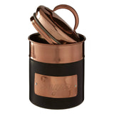 Prescott Charcoal And Copper Sugar Canister