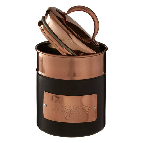 Prescott Charcoal And Copper Sugar Canister