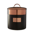 Prescott Charcoal And Copper Bread Bin