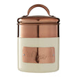 Prescott Cream And Copper Utensil Holder