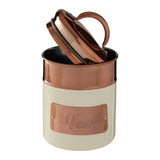 Prescott Cream And Copper Utensil Holder