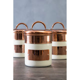Prescott Cream And Copper Utensil Holder
