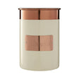 Prescott Cream And Copper Utensil Holder