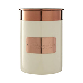 Prescott Cream And Copper Utensil Holder
