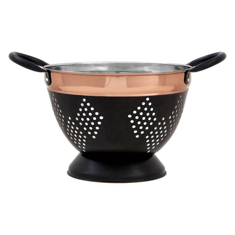 Prescott Medium Charcoal Grey Colander