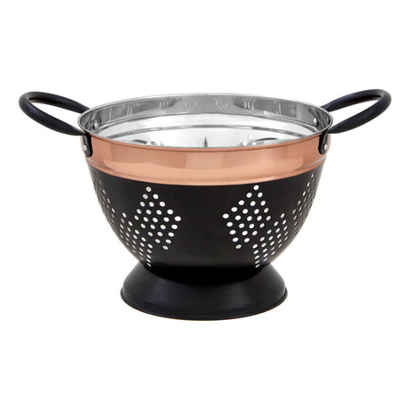 Prescott Medium Charcoal Grey Colander