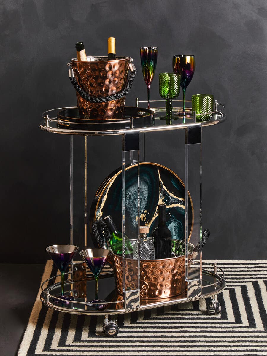 Miressa Medium Copper Finish Party Bucket