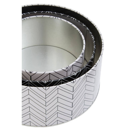 Set Of Three Urban Storage Tins