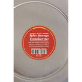 Syd 7 Piece Spice Storage Clear Lid Container Set