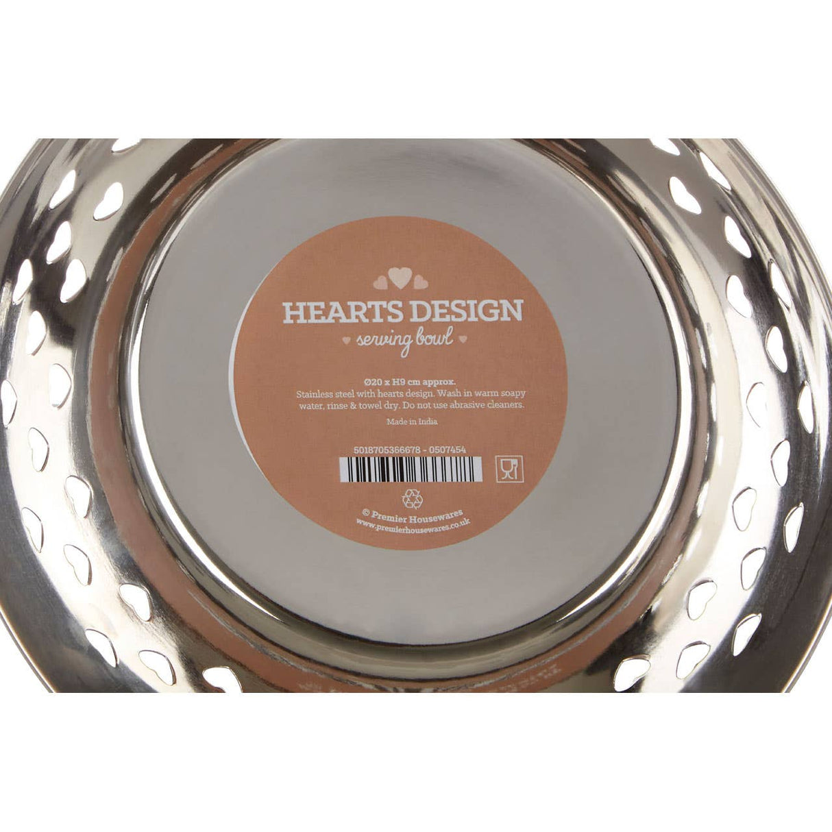 Hearts Design Rose Gold Bowl