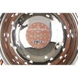 Rose Gold Hearts Design Colander