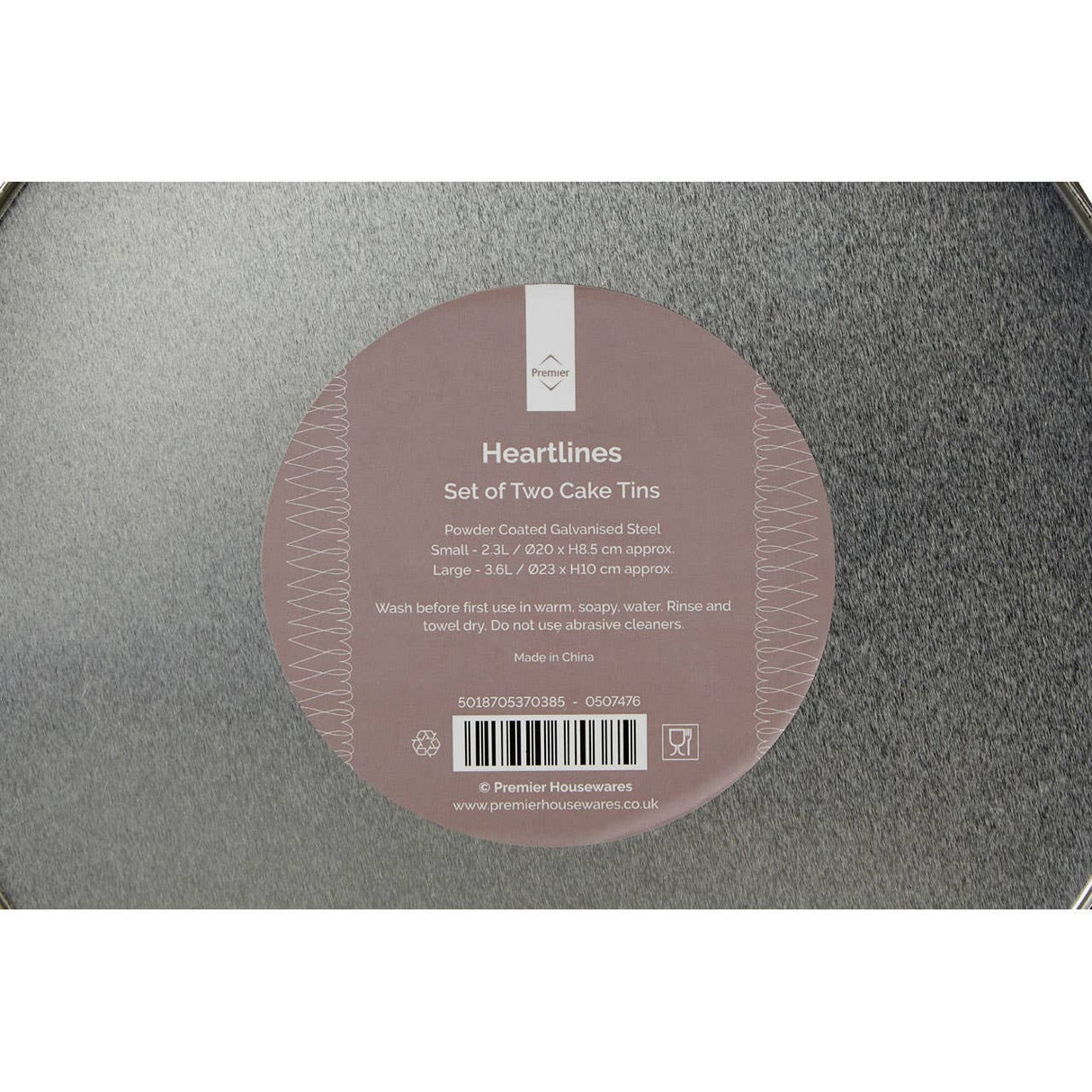 Heartlines Round Cake Tins