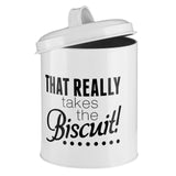 Pun & Games Biscuit Canister