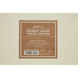 Rhombus Rectangular Storage Canister