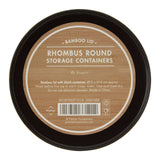 Rhombus Black Small Storage Canister