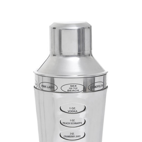 Recipe Silver Cocktail Shaker