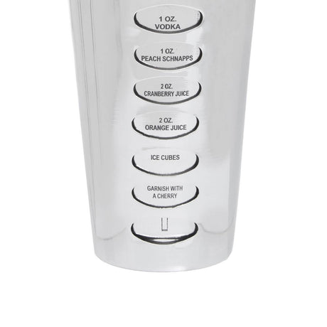 Recipe Silver Cocktail Shaker