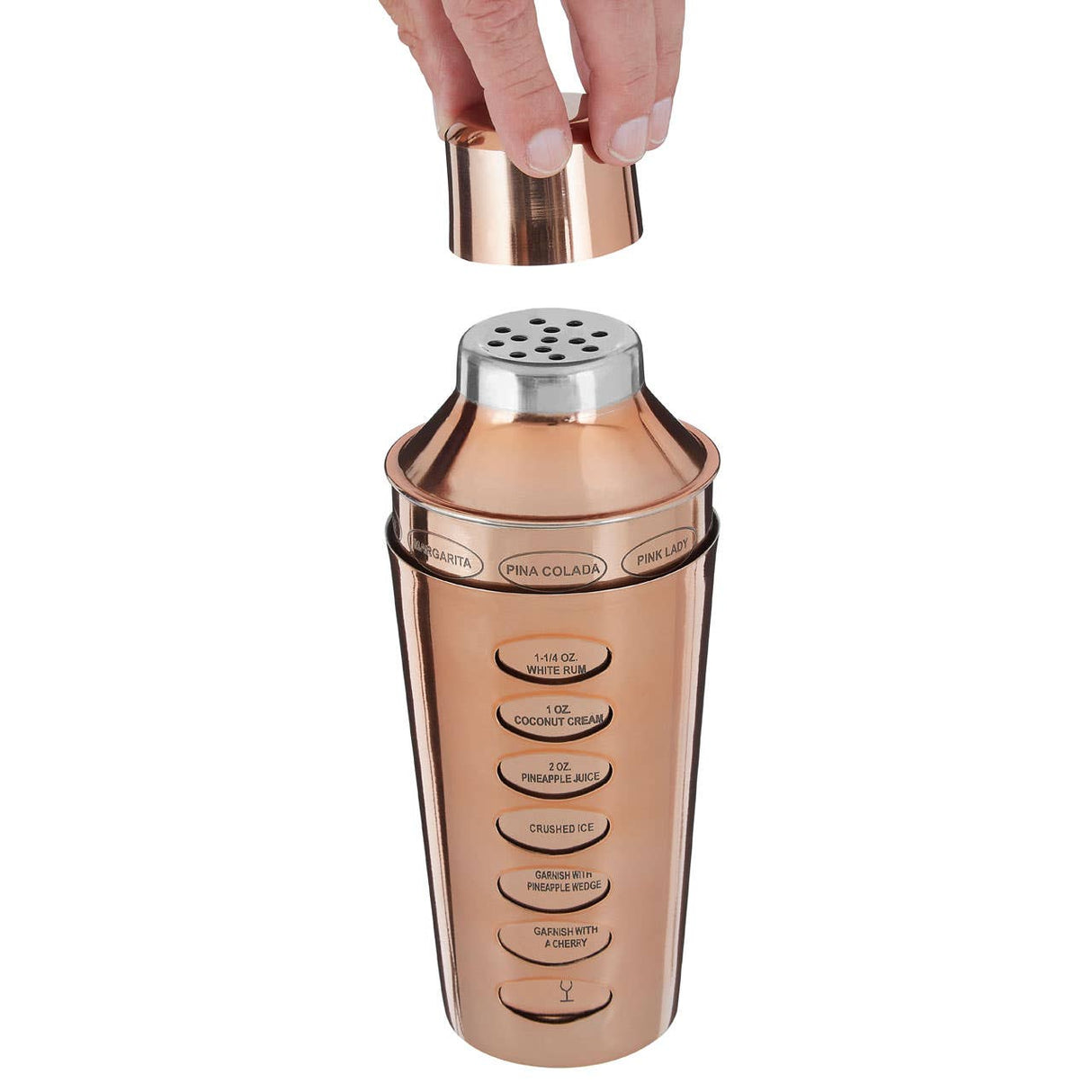 Recipe Rose Gold Cocktail Shaker