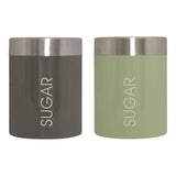 Liberty Pistachio Enamel Sugar Canister