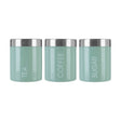 Pistachio Enamel Liberty Canisters - Set of 3