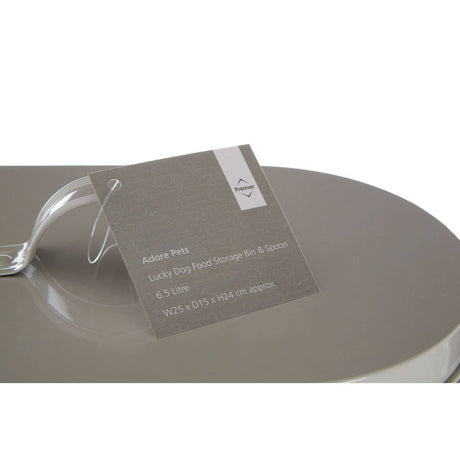 Dog Food Storage Bin With Spoon