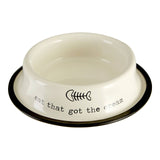 Cat That Got The Cream Bowl