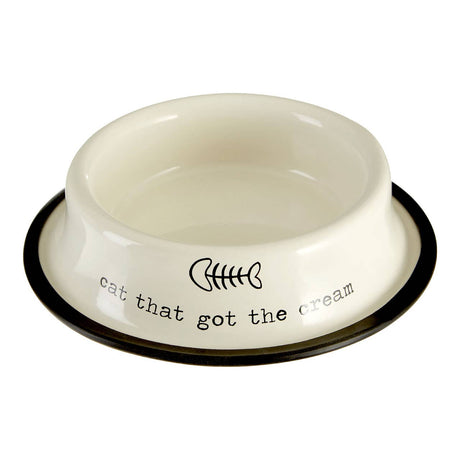 Cat That Got The Cream Bowl