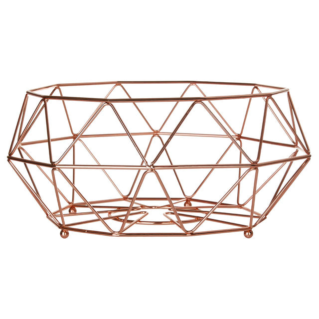 Vertex Copper Finish Fruit Basket