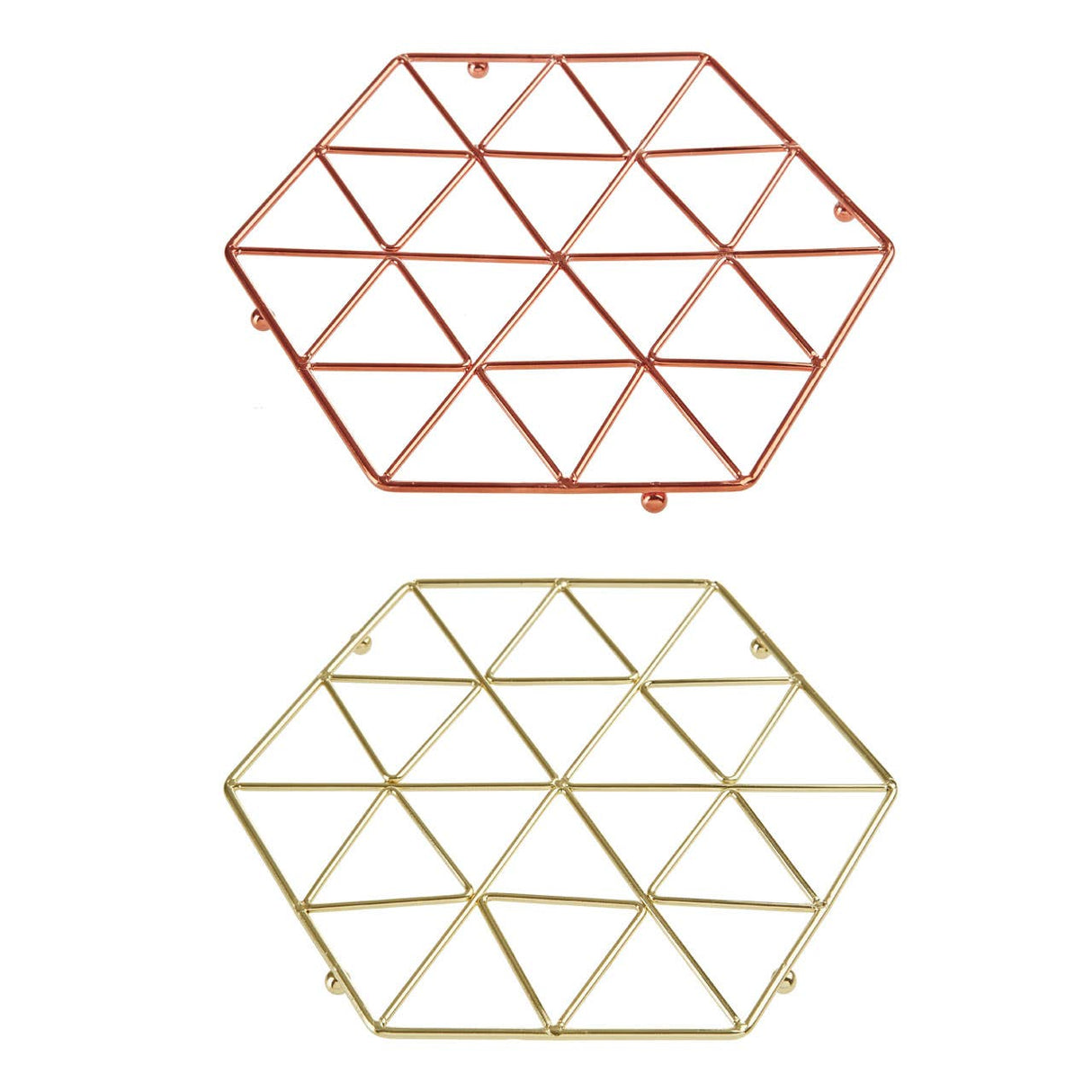 Vertex Copper Finish Trivet