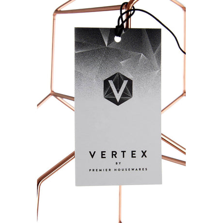 Vertex 6 Bottle Copper Finish Wine Rack