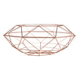 Vertex Copper Finish Wide Fruit Basket
