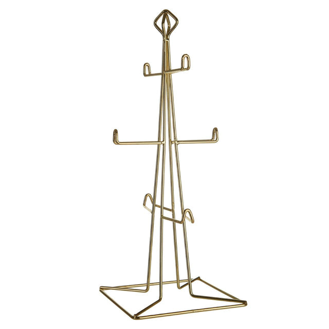 Vertex Gold Finish 6 Cup Mug Tree