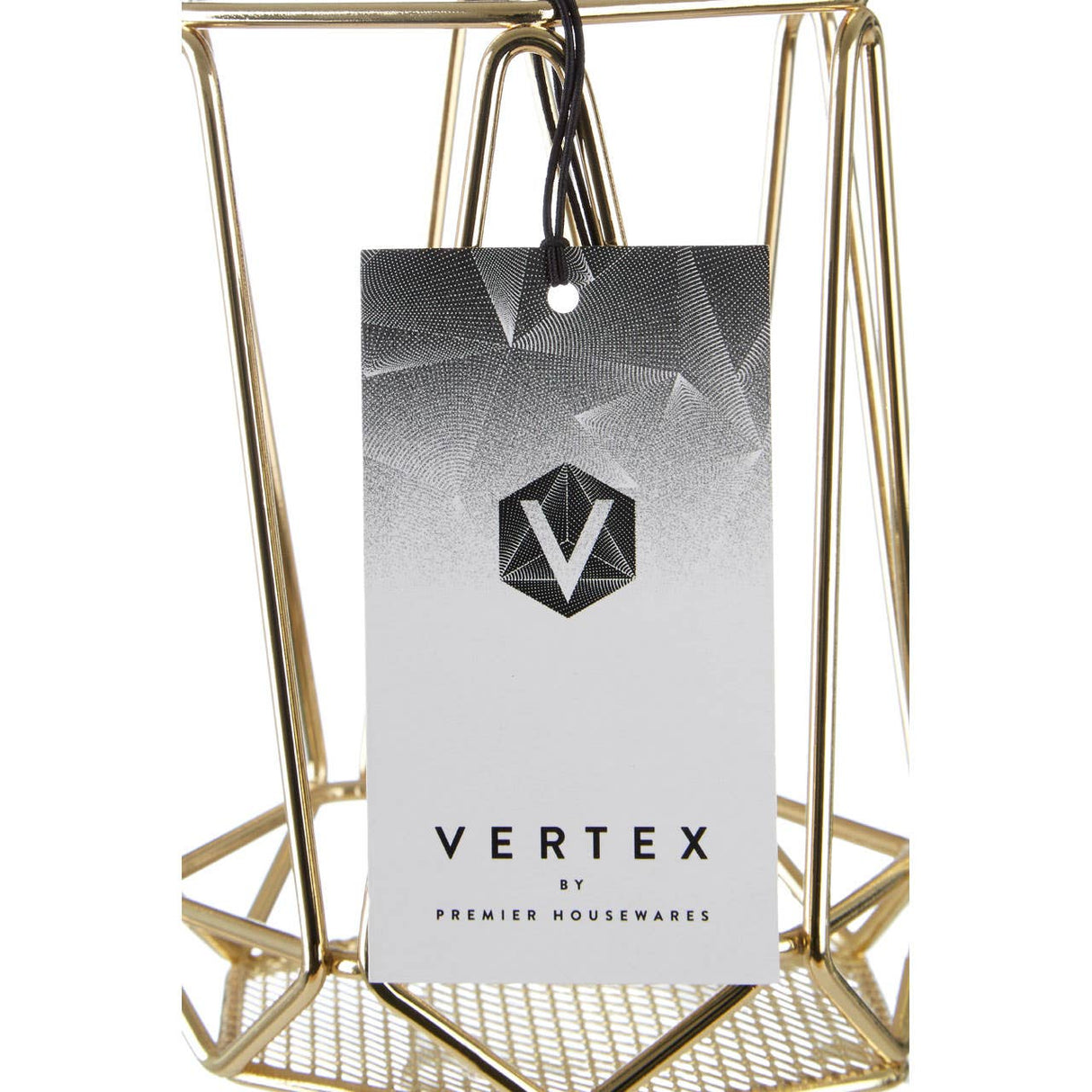 Vertex Gold Finish Utensil Holder