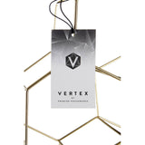 Vertex 6 Bottle Gold Finish Wine Rack