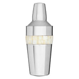 Silver Cocktail Shaker With Mother Of Pearl Inlay