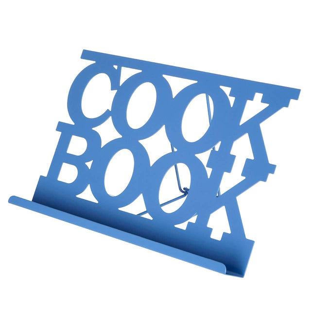Blue Enamel Cookbook Stand