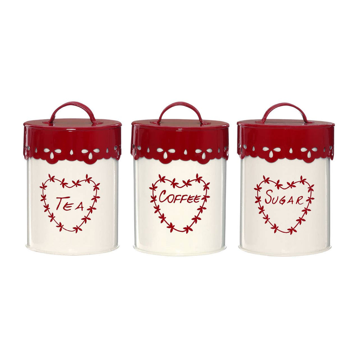 Anglaise Tea  Coffee & Sugar Canister Set