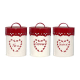 Anglaise Tea  Coffee & Sugar Canister Set