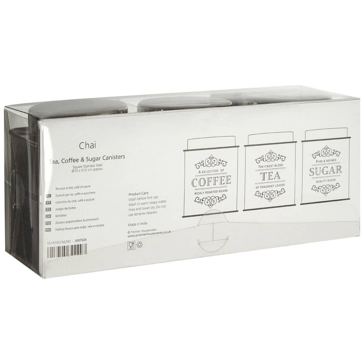 Chai Silver Tea Coffee And Sugar Set