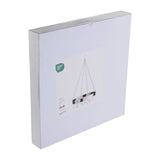 Valen Matt Chrome Round Ceiling Rack