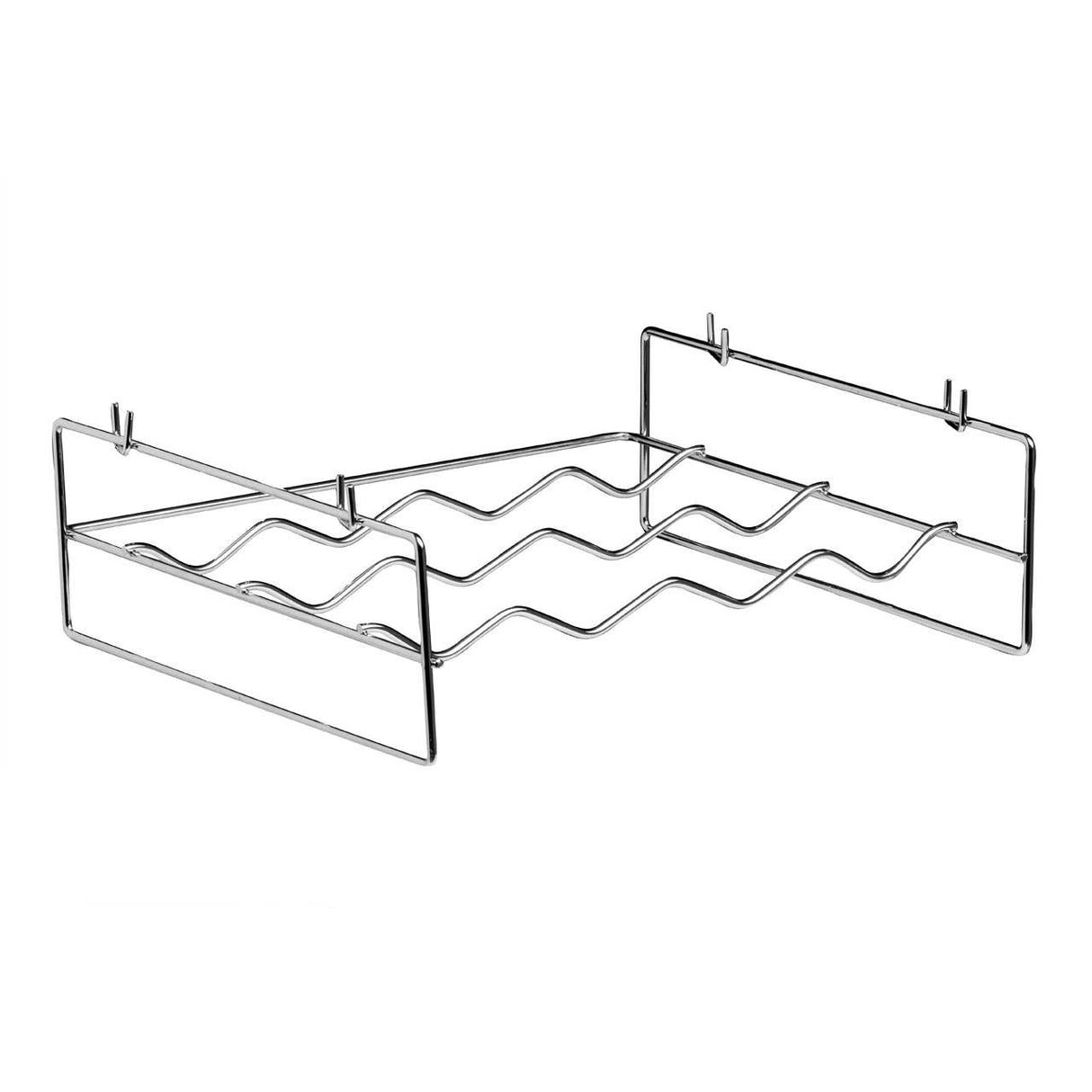 4 Bottles Chrome Wine Rack With Side Handles